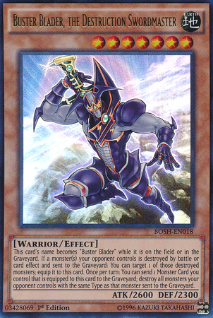 Buster Blader, the Destruction Swordmaster [BOSH-EN018] Ultra Rara