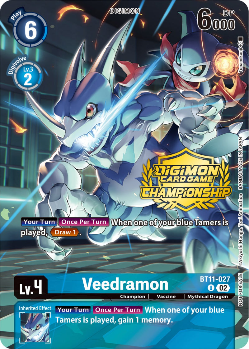Veedramon [BT11-027] (Paquete de Domadores Campeonato 2023) [Promocionales Fase Dimensional]