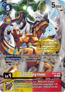 GeoGreymon [BT12-038] (Paquete de Domadores Campeonato 2023) [Promos Através del Tiempo]