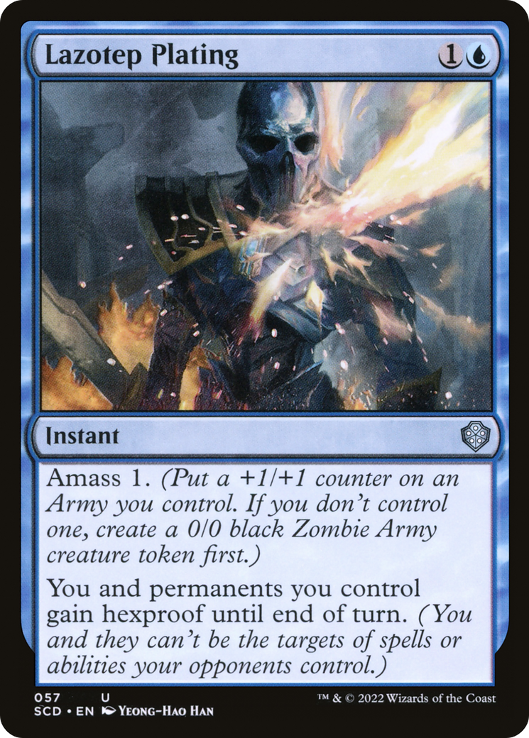 Placage de Lazotep [Starter Commander Decks]