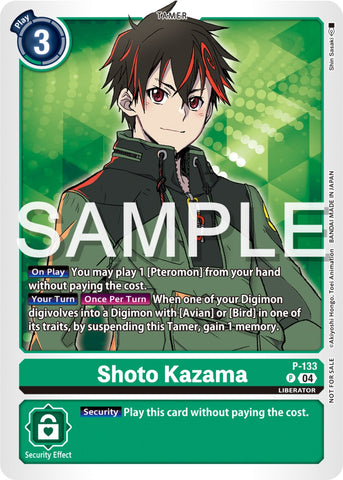 Shoto Kazama [P-133] (Digimon Liberator Promotion Pack) [Cartes promotionnelles]