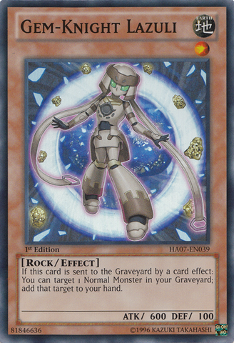 Gem-Knight Lazuli [HA07-FR039] Super Rare