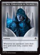 Sorcier humain // Emblème - Jace, expert en mystères jeton recto-verso [Jetons Innistrad remasterisé]