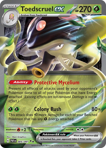 Toedscruel ex (005/091) [Écarlate et Violet : Destinées de Paldea]