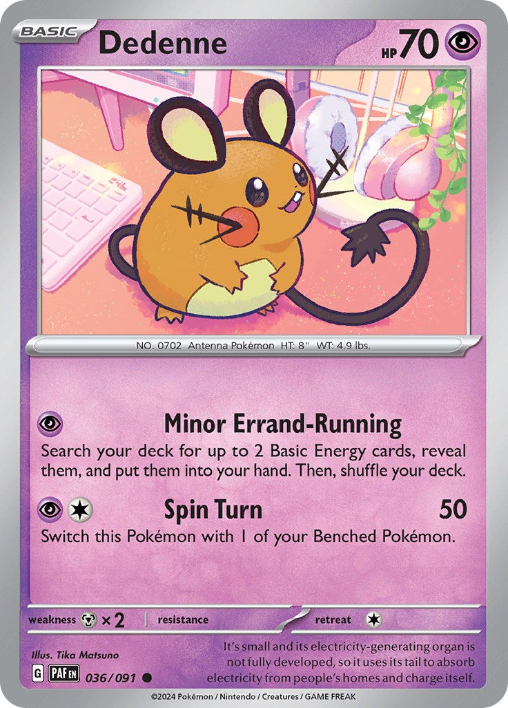 Dedenne (036/091) [Escarlata y Púrpura: Destinos de Paldea]