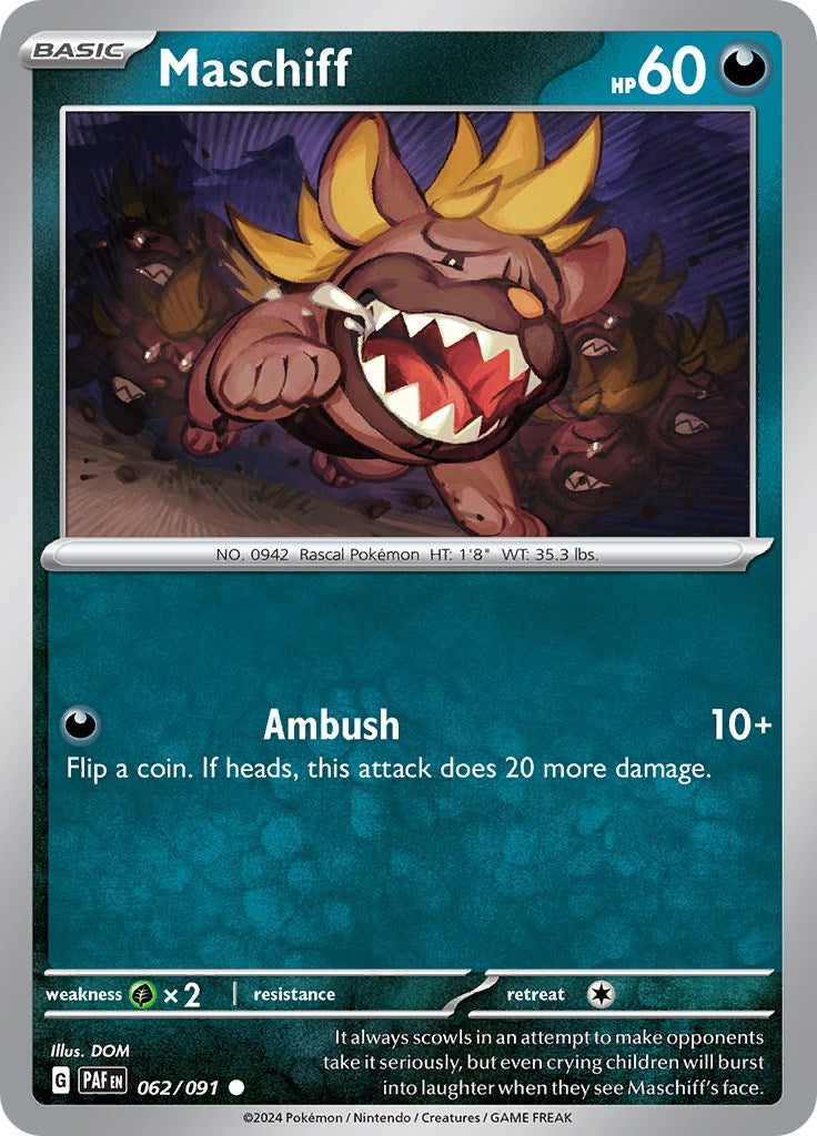 Maschiff (062/091) [Escarlata y Púrpura: Destinos de Paldea]
