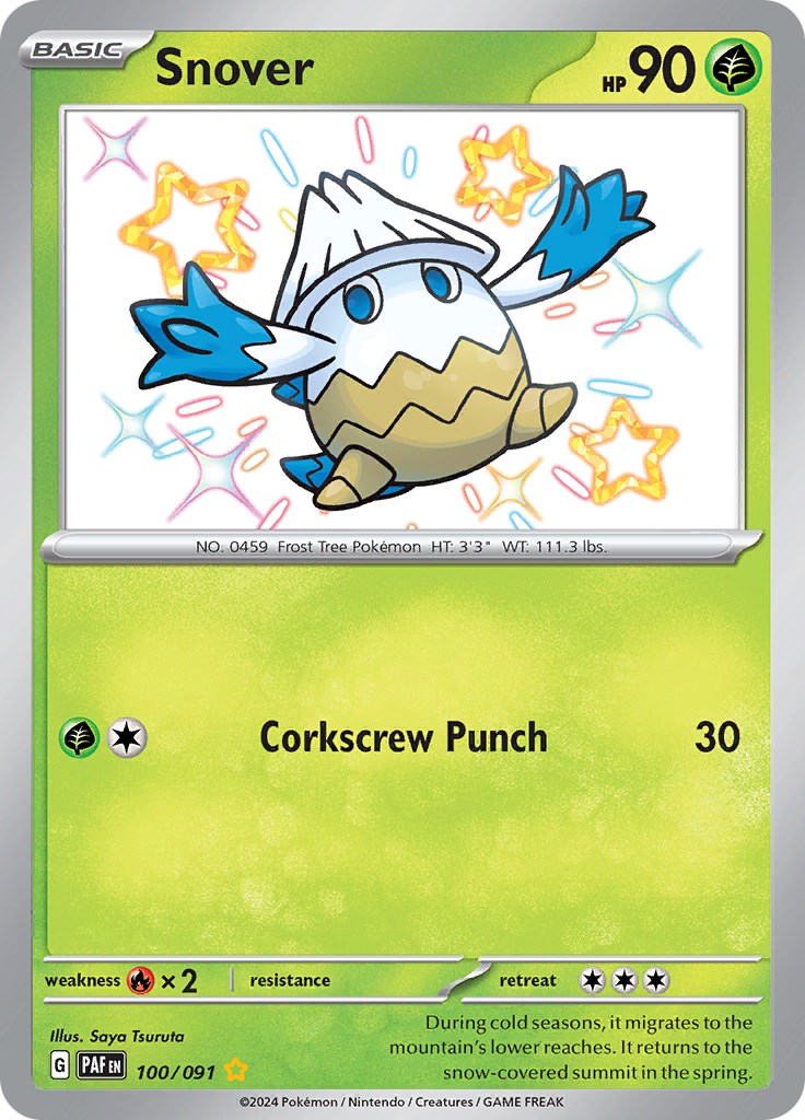 Snover (100/091) [Escarlata y Púrpura: Destinos de Paldea]