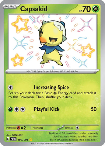 Capsakid (106/091) [Escarlata y Púrpura: Destinos de Paldea]