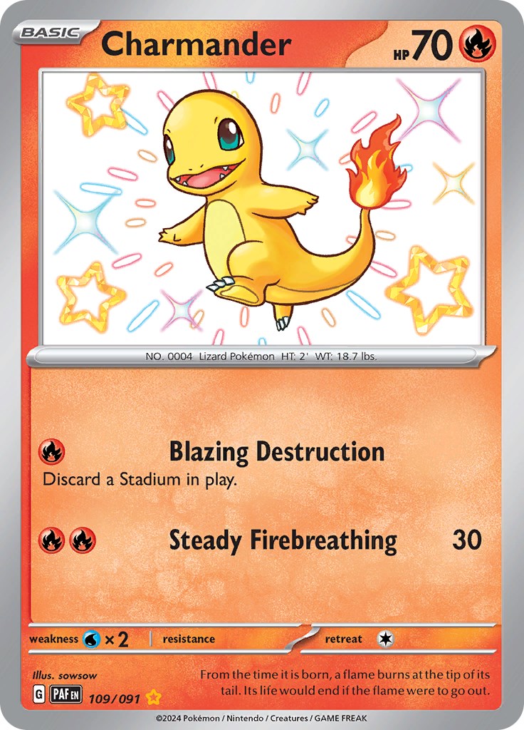 Charmander (109/091) [Escarlata y Púrpura: Destinos de Paldea]