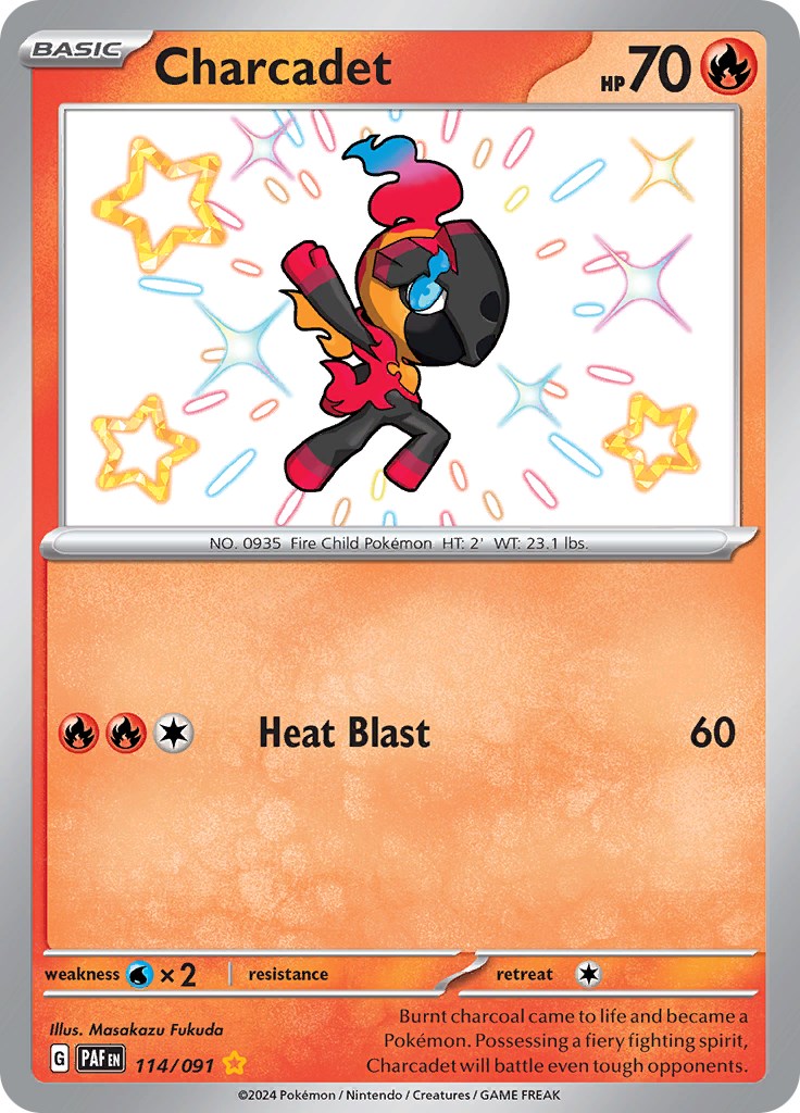 Charcadet (114/091) [Escarlata y Púrpura: Destinos Paldea]