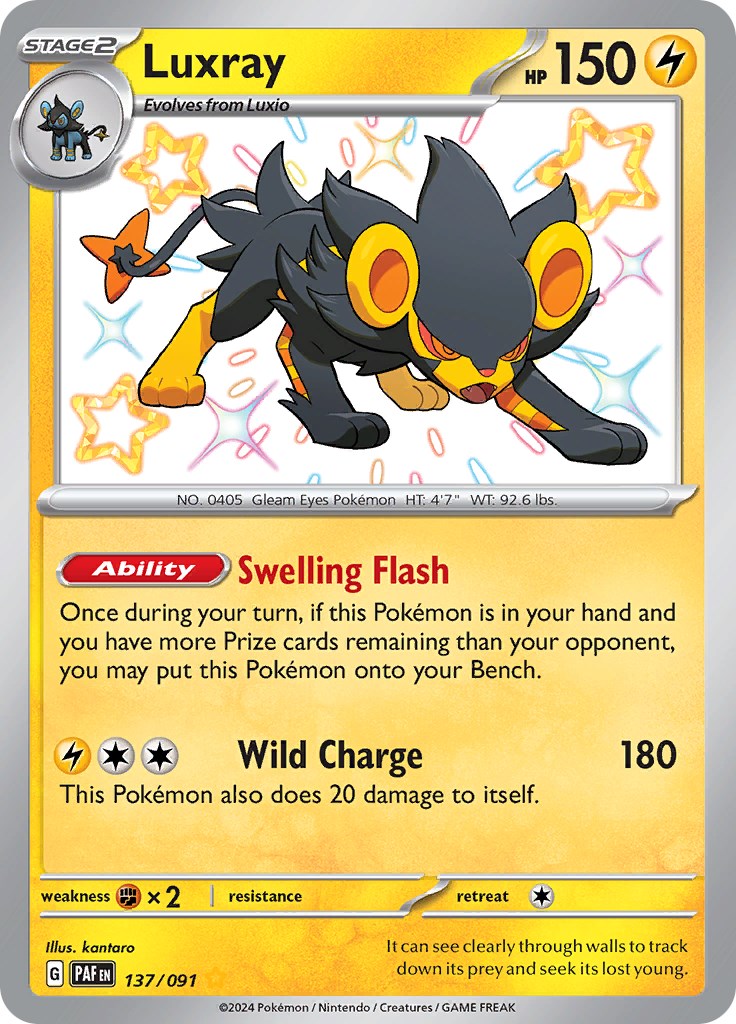 Luxray (137/091) [Escarlata y Púrpura: Destinos Paldea]