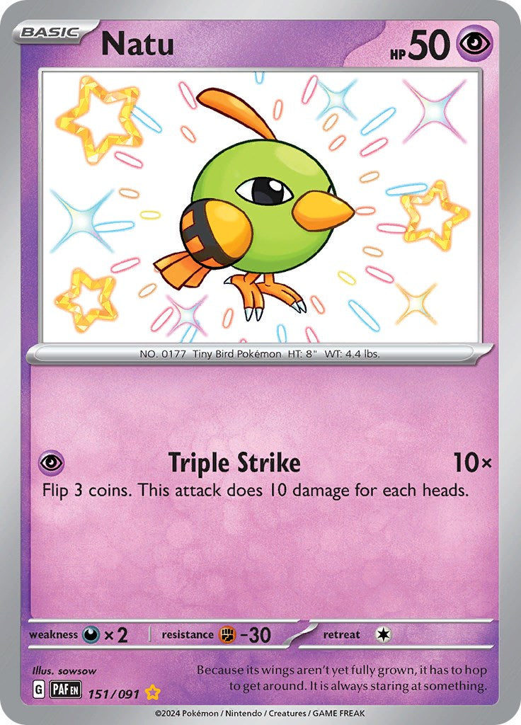 Natu (151/091) [Écarlate et Violet : Destinées de Paldea]