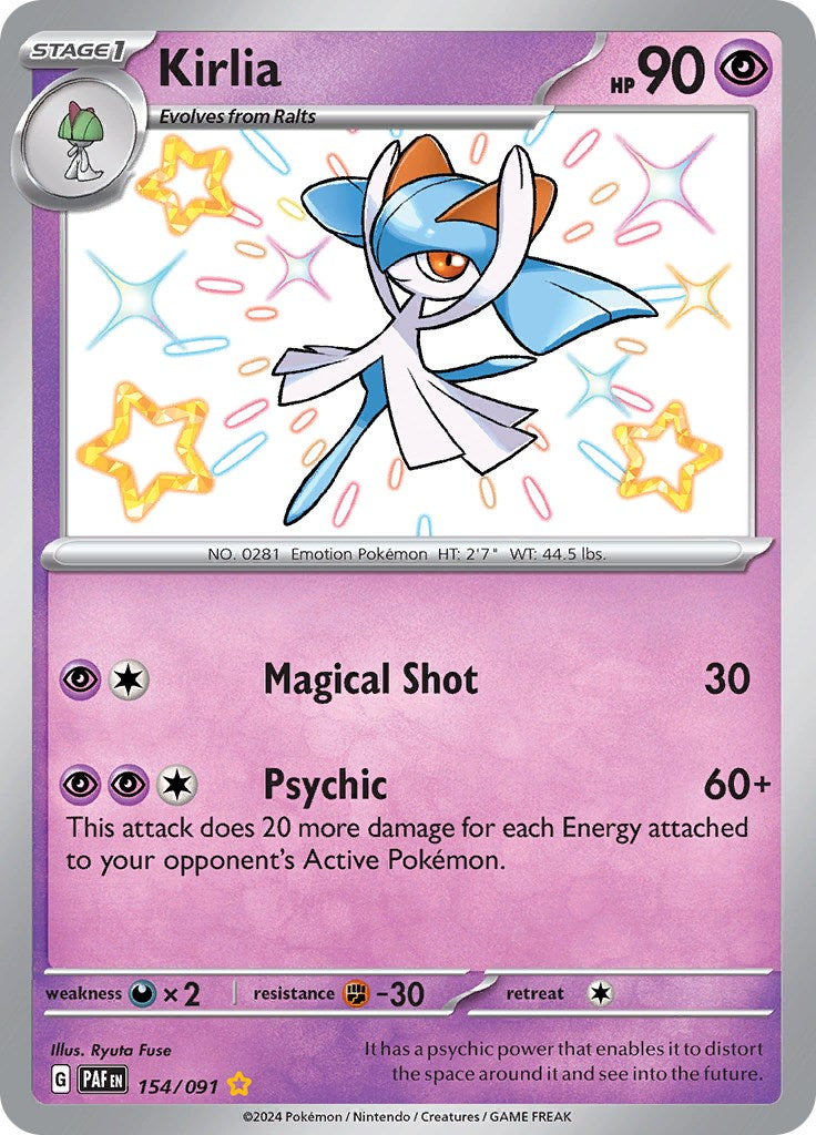 Kirlia (154/091) [Escarlata y Púrpura: Destinos de Paldea]