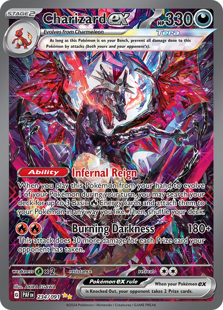 Dracaufeu ex (234/091) [Écarlate et Violet : Destinées de Paldea]