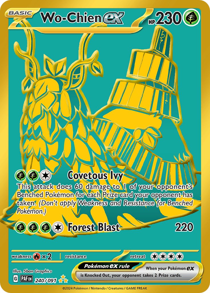 Wo-Chien ex (240/091) [Escarlata y Púrpura: Destinos de Paldea]