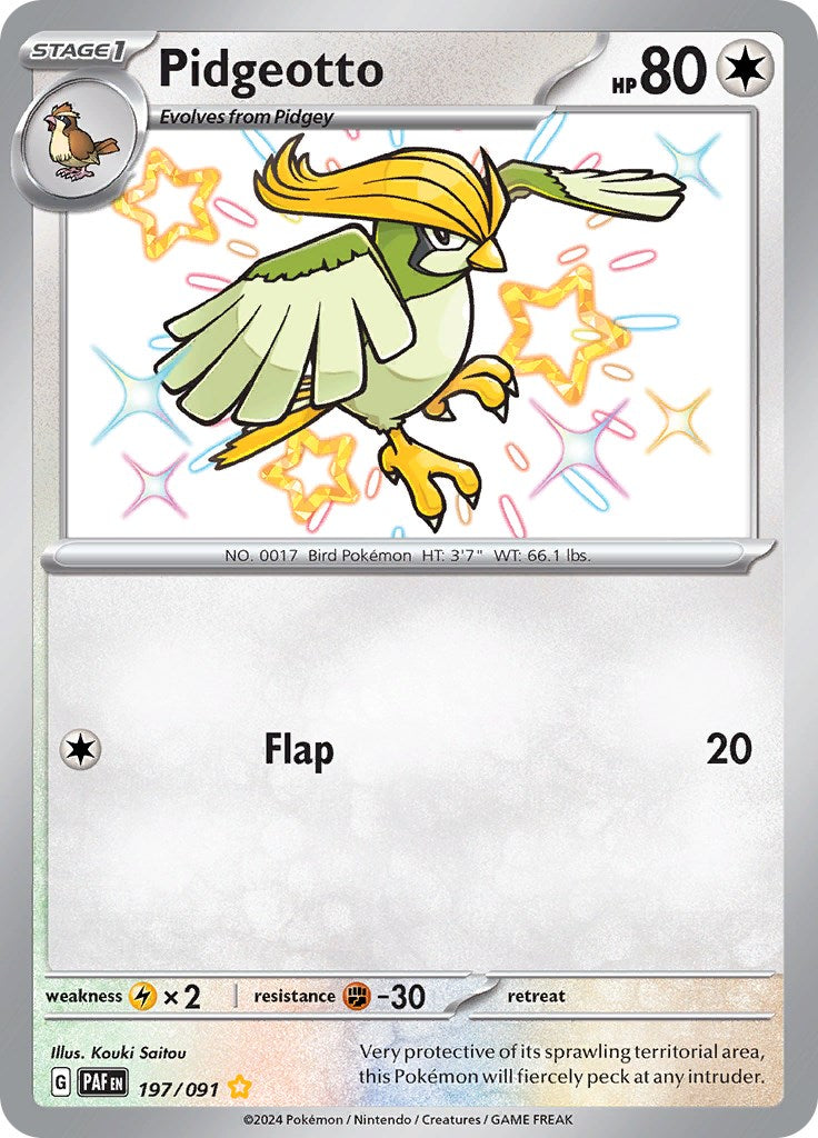 Pidgeotto (197/091) [Escarlata y Púrpura: Destinos Paldea]