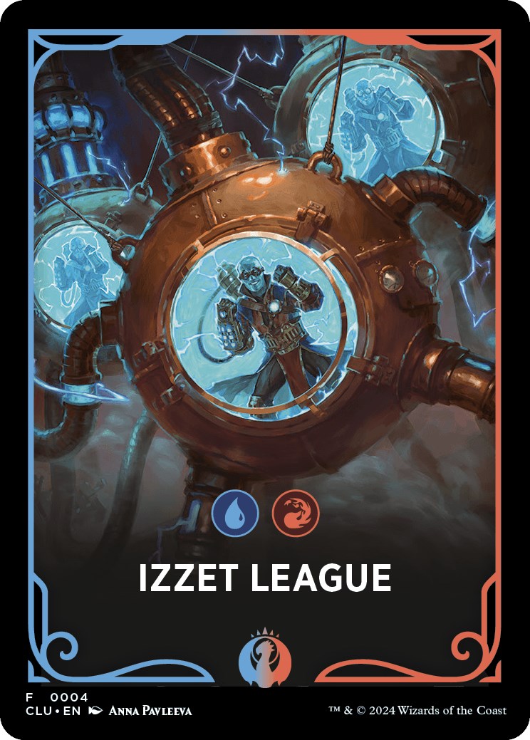Carte thématique de la Ligue d'Izzet [Ravnica: Jetons de l'édition Cluedo]