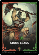 Carte à thème des Clans Gruul [Ravnica: Clue Edition Jetons]