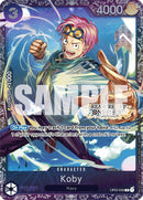 Koby (Copa del Tesoro) [Cartas Promocionales de One Piece]