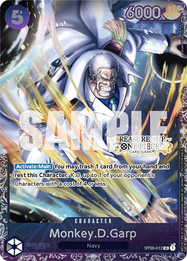 Monkey.D.Garp (Copa del Tesoro) [Cartas promocionales de One Piece]