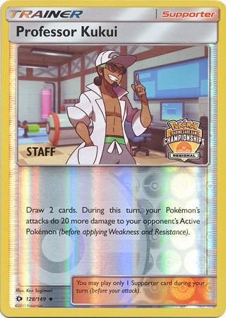 Profesor Kukui (128/149) (Personal promocional del Campeonato Regional) [Sol y Luna: Set Básico]