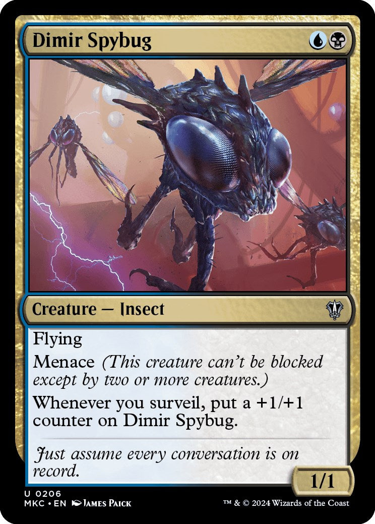 Espioninsecte dimir [Meurtres au Manoir Karlov Commander]