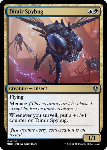 Dimir Spybug [Asesinatos en Karlov Manor Commander]