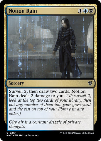 Pluie de Notions [Meurtres au Manoir Karlov Commander]
