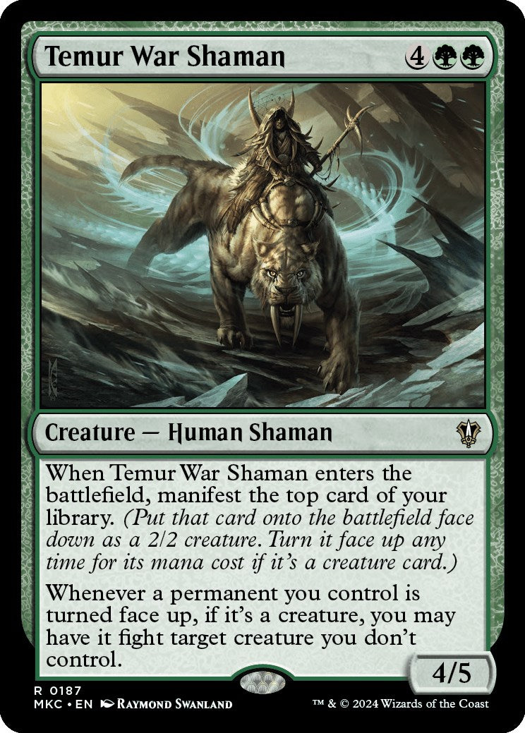 Chamane de guerre temur [Commander Meurtres au Manoir Karlov]