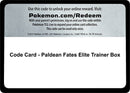 Image for Code Card - Paldean Fates Elite Trainer Box - Pokemon