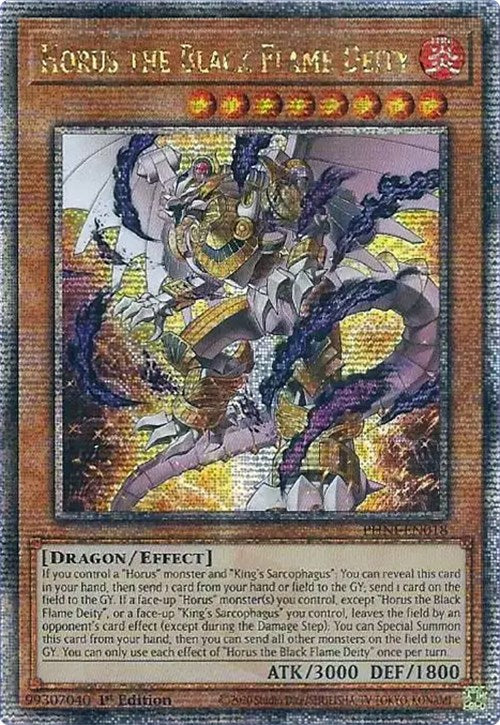 Horus le Démon de la Flamme Noire [PHNI-FR018] Quarter Century Secret Rare