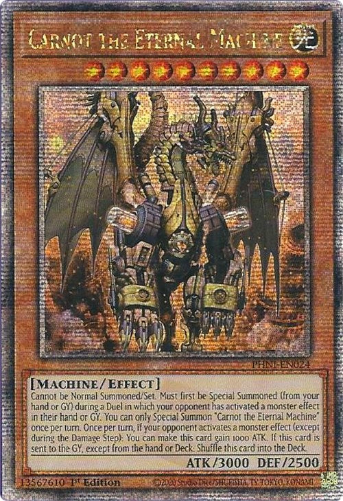 Carnot la Machine Éternelle [PHNI-FR024] Secret Rare Quart de Siècle