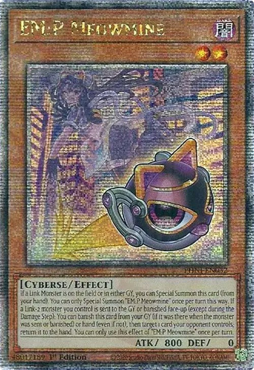 EM:P Meowmine [PHNI-EN032] Secreta Rara de un Cuarto de Siglo