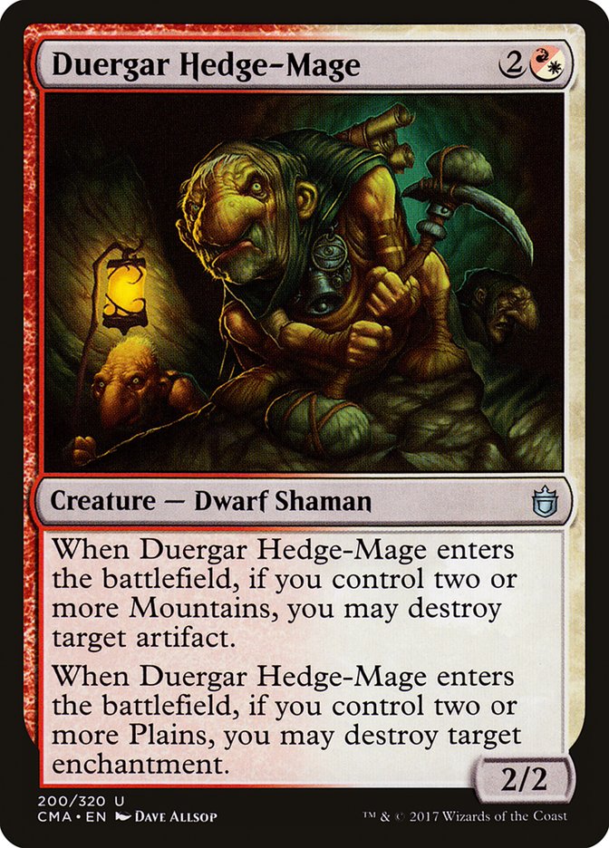 Mage-haie duergar [Anthologie du commandant]