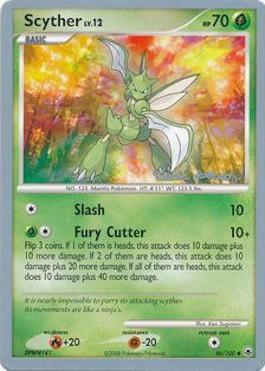 Scyther NV.12 (46/100) (Intimidación - Tristan Robinson) [Campeonatos Mundiales 2008]
