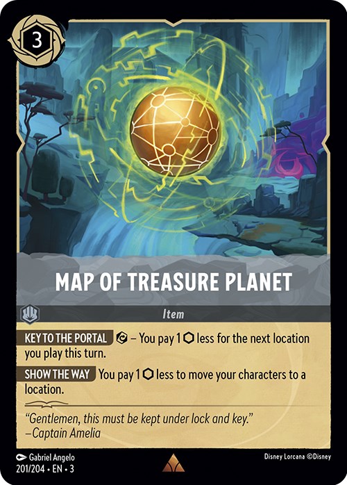 Mapa del Planeta del Tesoro (201/204) [Hacia las Tintas]