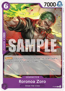 Roronoa Zoro (Torneo de Prelanzamiento OP-06) [Participante] [Cartas Promocionales de One Piece]