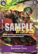 Roronoa Zoro (Torneo de Prelanzamiento OP-06) [Ganador] [Cartas Promocionales de One Piece]