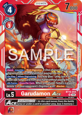 Garudamon Ace [BT15-014] [Apocalipsis Exceed]