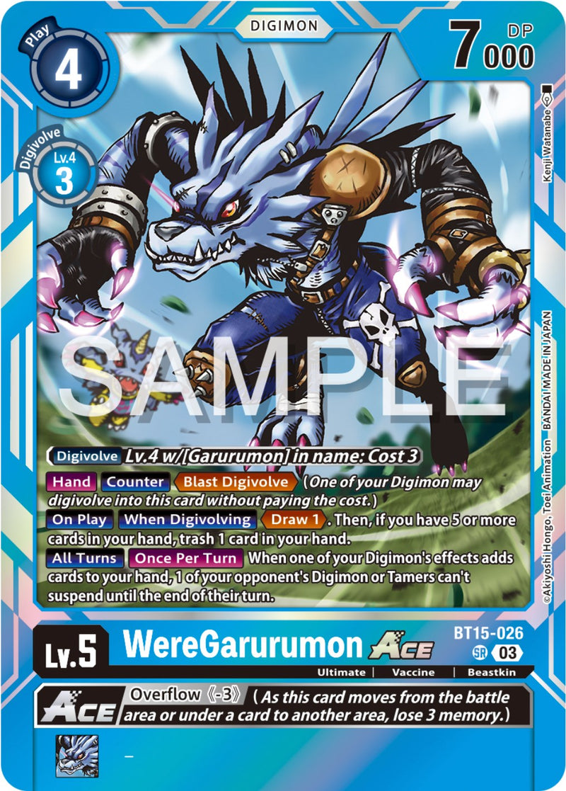 WereGarurumon As [BT15-026] [Exceed Apocalypse]