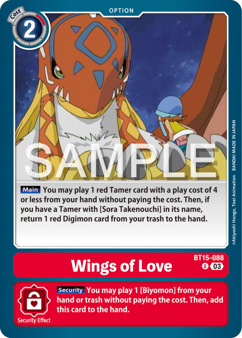 Alas del amor [BT15-088] [Exceed Apocalypse]