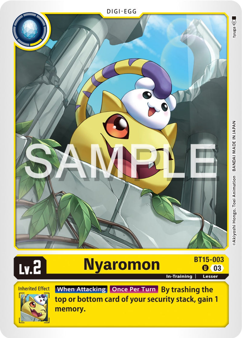 Nyaromon [BT15-003] [Apocalipsis Excedente]