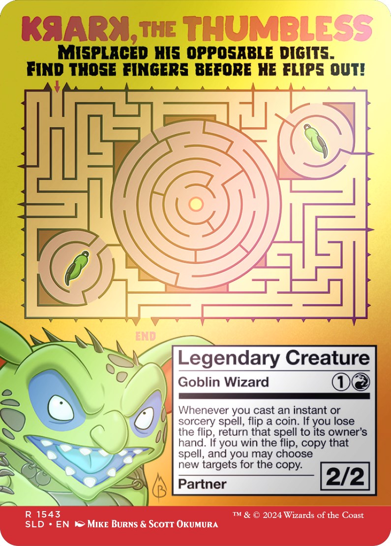 Krark, l'édenté (Foil arc-en-ciel) [Série de l'Antre secret]