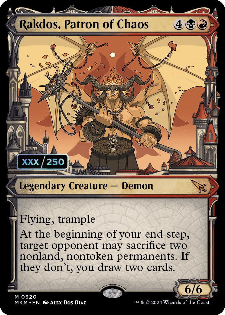 Rakdos, Parrain du Chaos (Série) [Meurtres au Manoir Karlov]