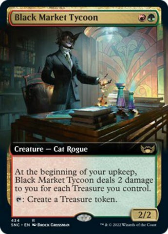 Magnate del mercado negro (Arte extendido) [Calles de Nueva Capenna]
