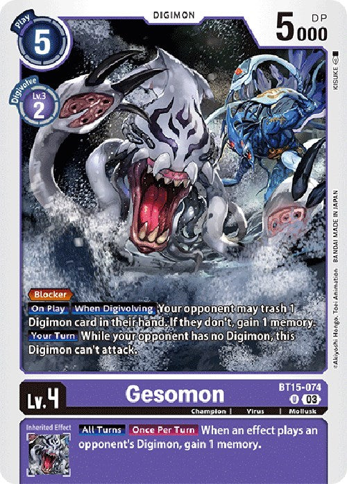Gesomon [BT15-074] [Apocalipsis Excedido]