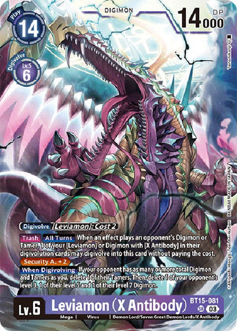 Leviamon (X Anticuerpo) [BT15-081] [Apocalipsis Excedido]