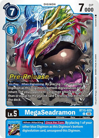MegaSeadramon [BT15-029] [Exceed Apocalypse Pre-Release Cards]