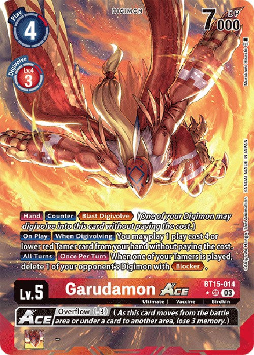 Garudamon Ace [BT15-014] (Arte Alternativo) [Exceed Apocalypse]