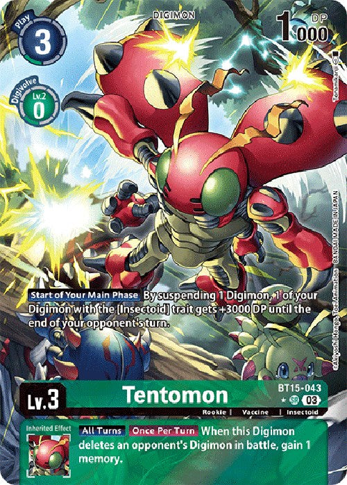 Tentomon [BT15-043] (Arte Alternativo) [Exceed Apocalypse]